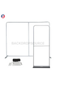 EZ Exhibit Essentials: 3mx3m Booth Kit with Backwall and Banner Stand