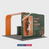 Economy L Arch TV Display Exhibition Kit for 3m Wide Booths