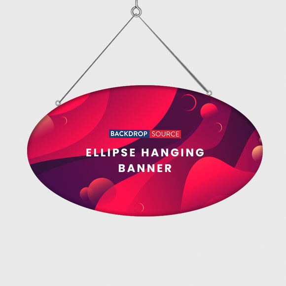 Sky Tube Ellipse Banner colgante