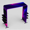 Fabric Square Arch Booth Display with Shelf & TV Mount