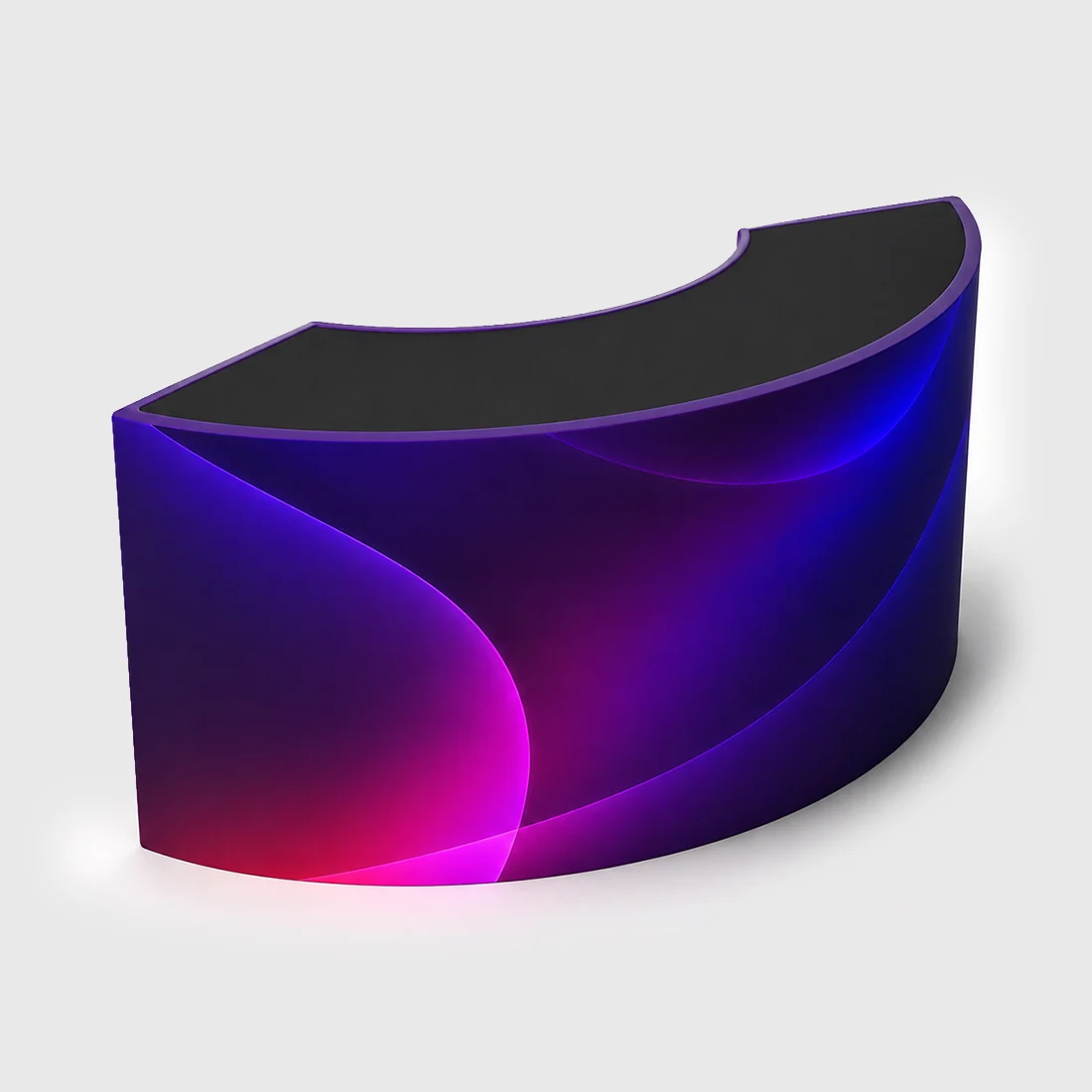 Fabric Trade Show Reception Desk – 1.5m Wide