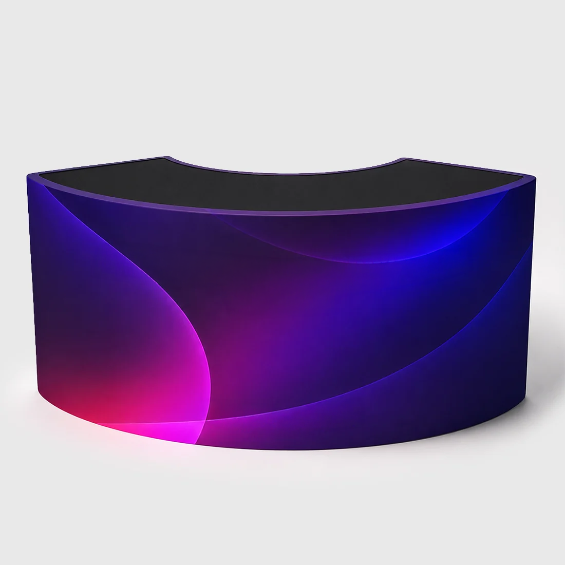 Fabric Trade Show Reception Desk – 1.5m Wide