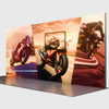 6x3m Backlit SEG Lightbox Booth Kit with 6m Wall & TV Mount