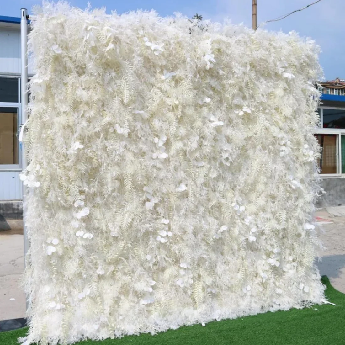 Artificial Floral Event Wall Backdrop – Style 53