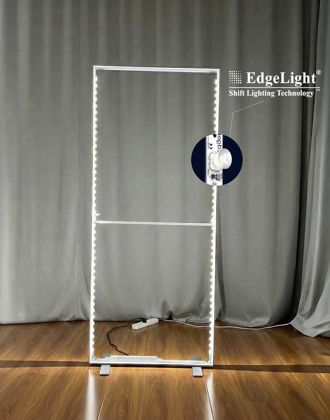 Curved SEG Fabric LED Light Box Display
