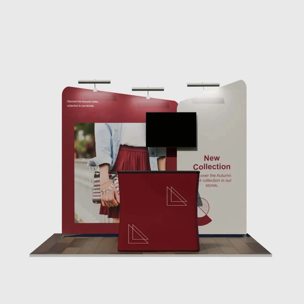Inclined Exhibition Kit for 3m Wide Booths