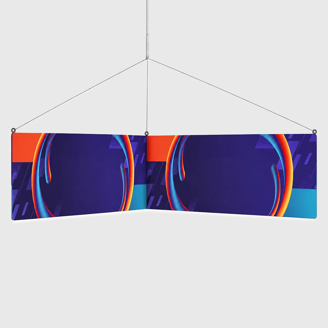 L Shape Hanging Banner
