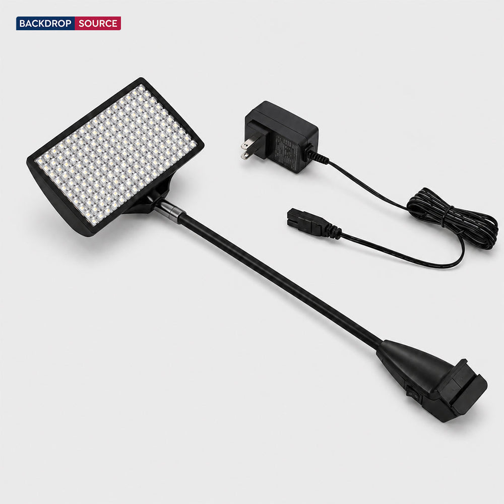 LED Display Light - included in Magnetic Fabric Banner Stand Exhibition Kit with L-Shaped Display