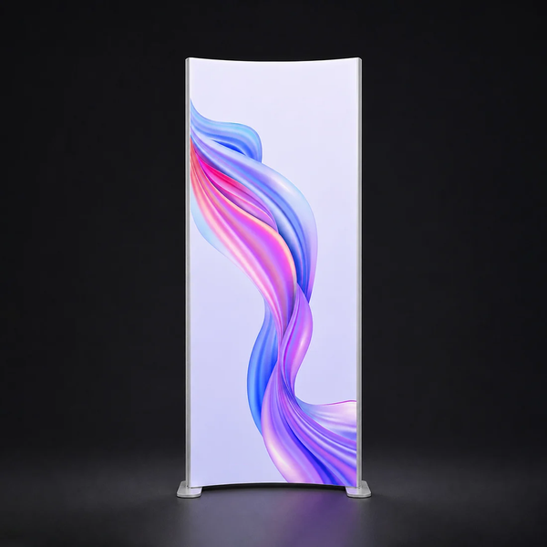 Curved SEG Fabric LED Light Box Display