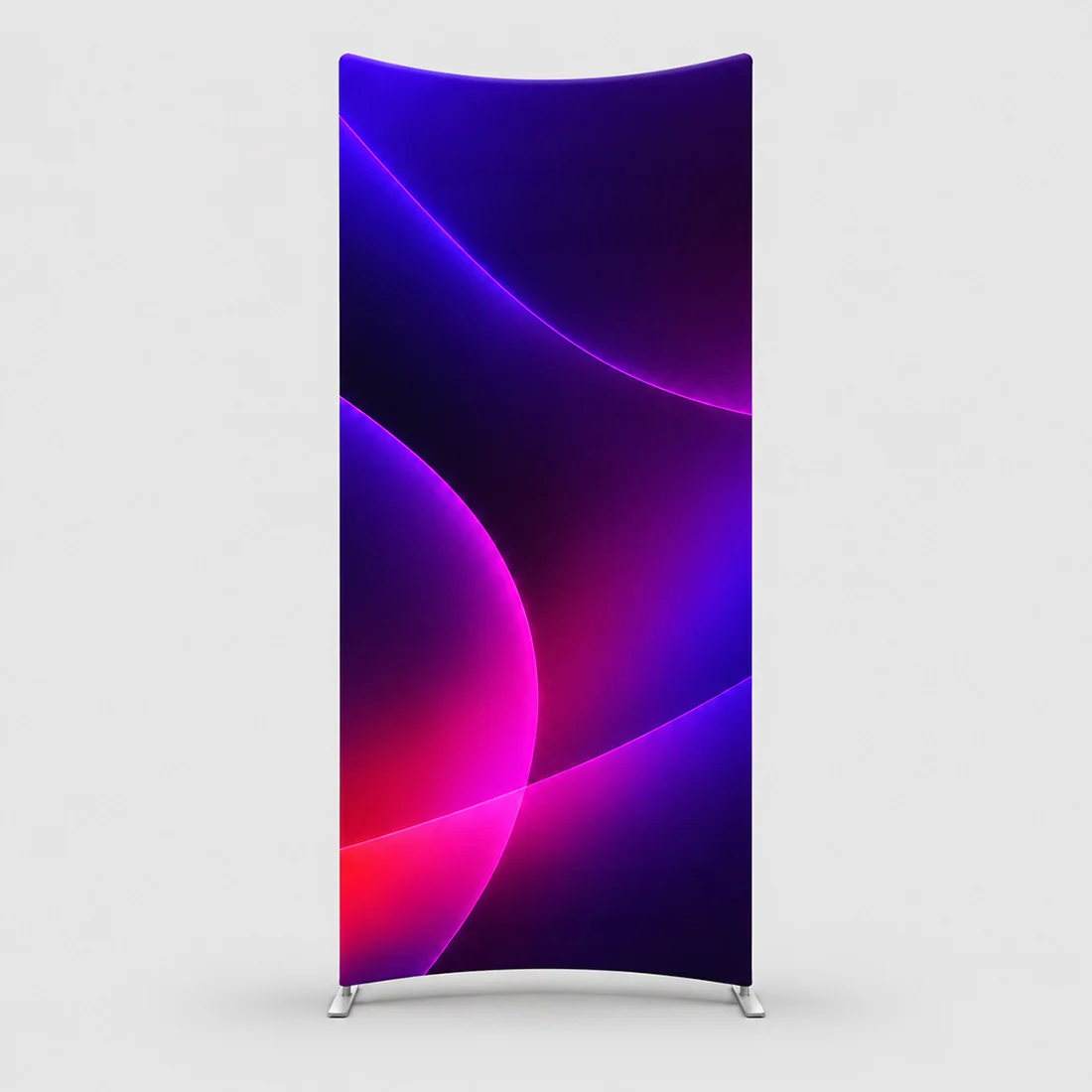 Portable Magnetic Curved Fabric Stand