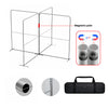 4x4m Magnetic Fabric Booth Wall with 4 Panels
