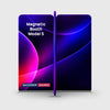 2x2m Magnetic Fabric Straight Backwall Display