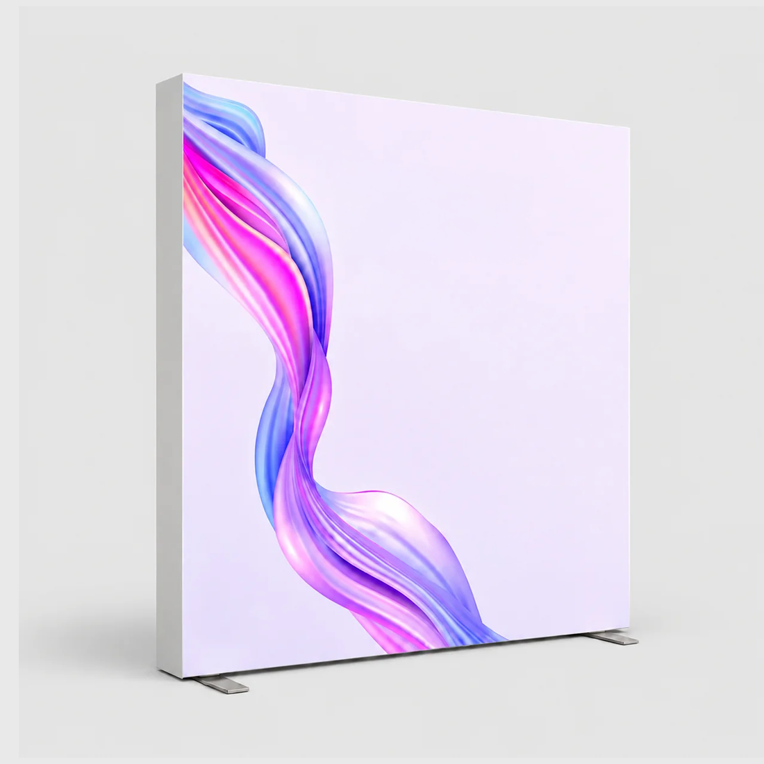 Non-Backlit SEG Fabric Media Wall - 5m W x 2.5m H