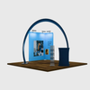 Modular Horseshoe Arch Exhibition Kit for 3m Wide Booths