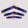 Tiered Square Hanging Banner