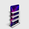 EZ Display Banner Stand with Shelves