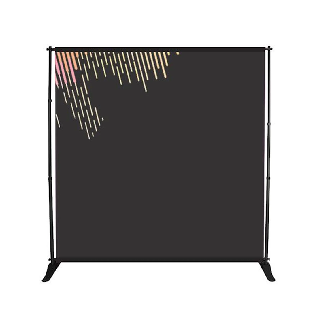 Fabric Backdrop Media Wall With Adjustable Stand