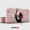 6x3m Booth Kit with Straight Centre Wall & Curved Side Walls