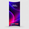 Magnetic Curved Fabric Banner Stand - included in Magnetic Fabric Banner Stand Exhibition Kit with L-Shaped Display