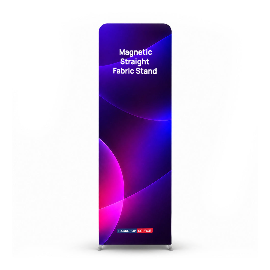 Magnetic Straight Fabric Banner Stand - included in Magnetic Fabric Banner Stand & Pop-Up Booth Exhibition Kit