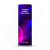 Magnetic Straight Fabric Banner Stand - included in Magnetic Fabric Banner Stand Exhibition Kit with Curved TV Stands