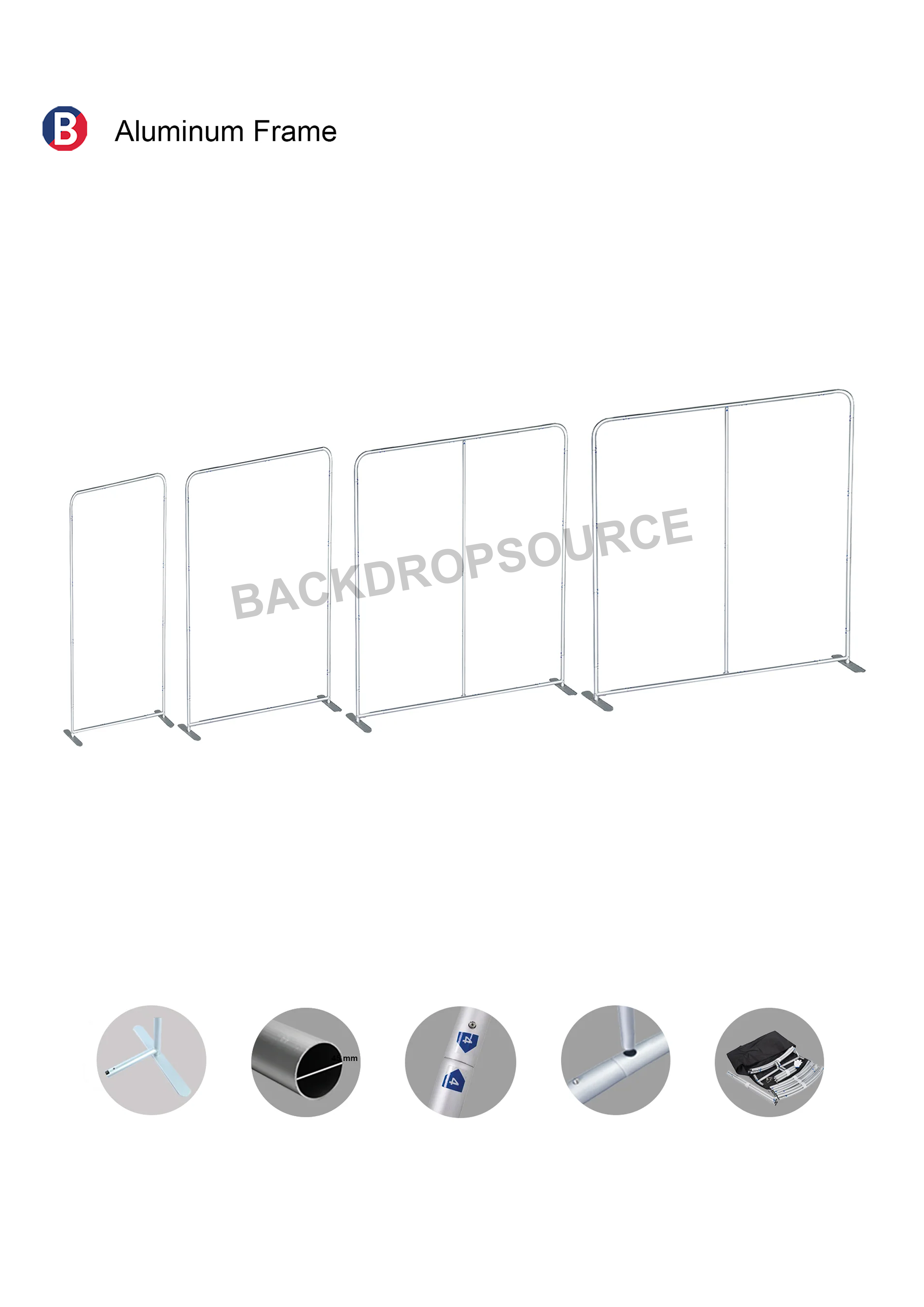 Portable Exhibit Display - 2.5m H
