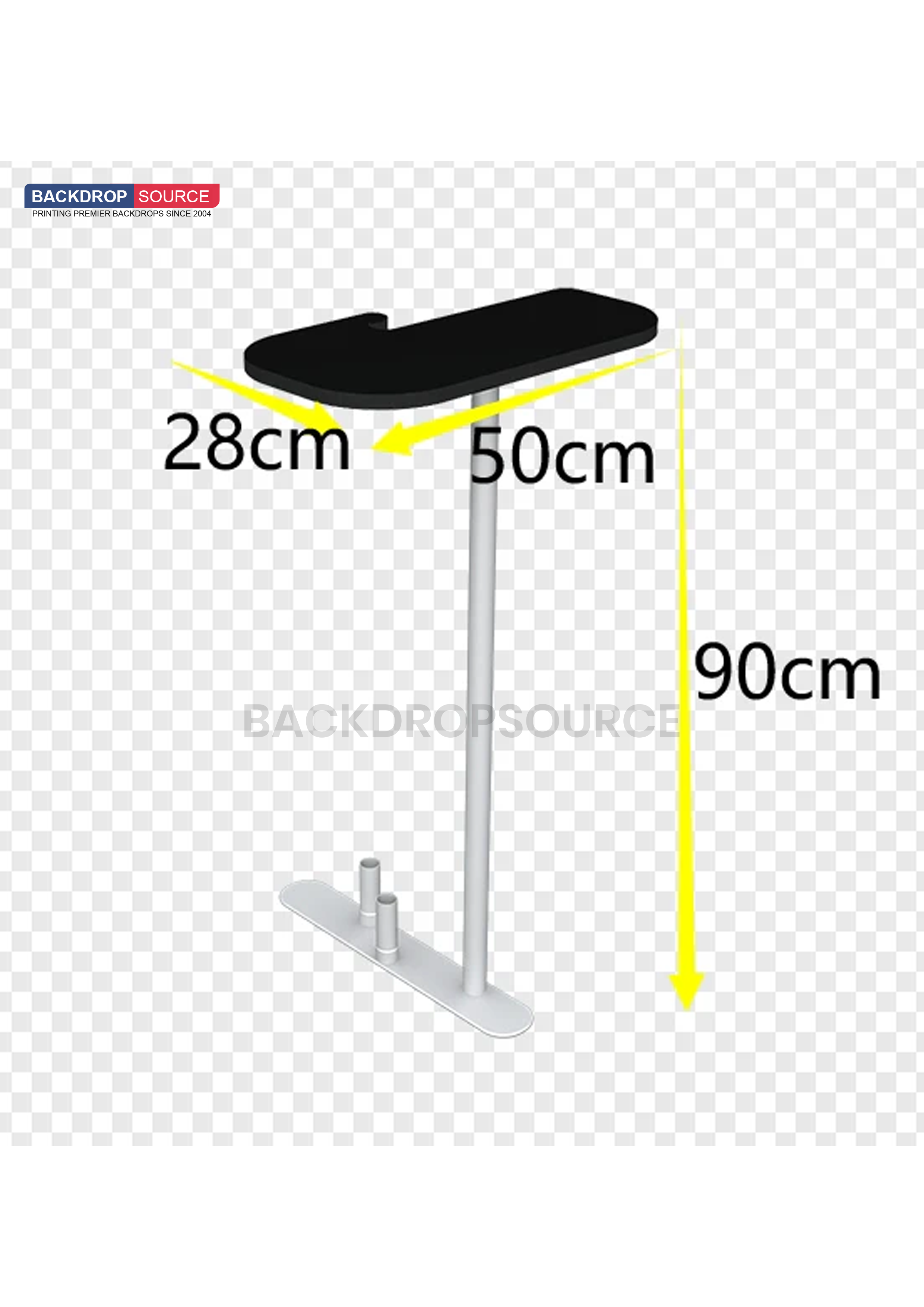 6x3m Booth Kit with Inclined & Curved Walls, 2 Counters & TVs