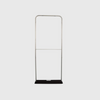 3x3m Booth Kit with Curved Wall, TV Shelf Tower & Banner