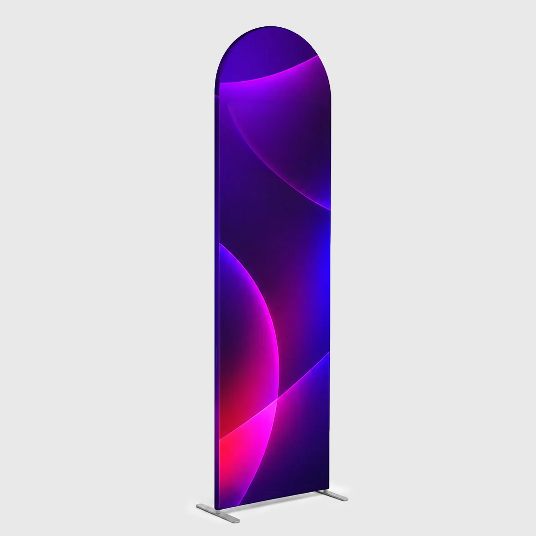 Portable Rampant Arch Fabric Exhibit Display