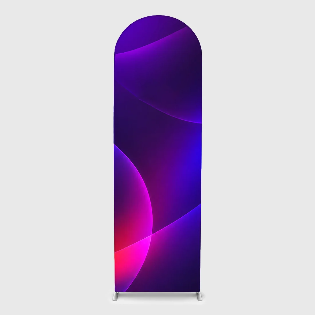 Portable Rampant Arch Fabric Exhibit Display