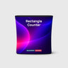 Rectangle Fabric Display Counter - included in Magnetic Fabric Banner Stand & L-Shaped Shelving Display Exhibition Kit
