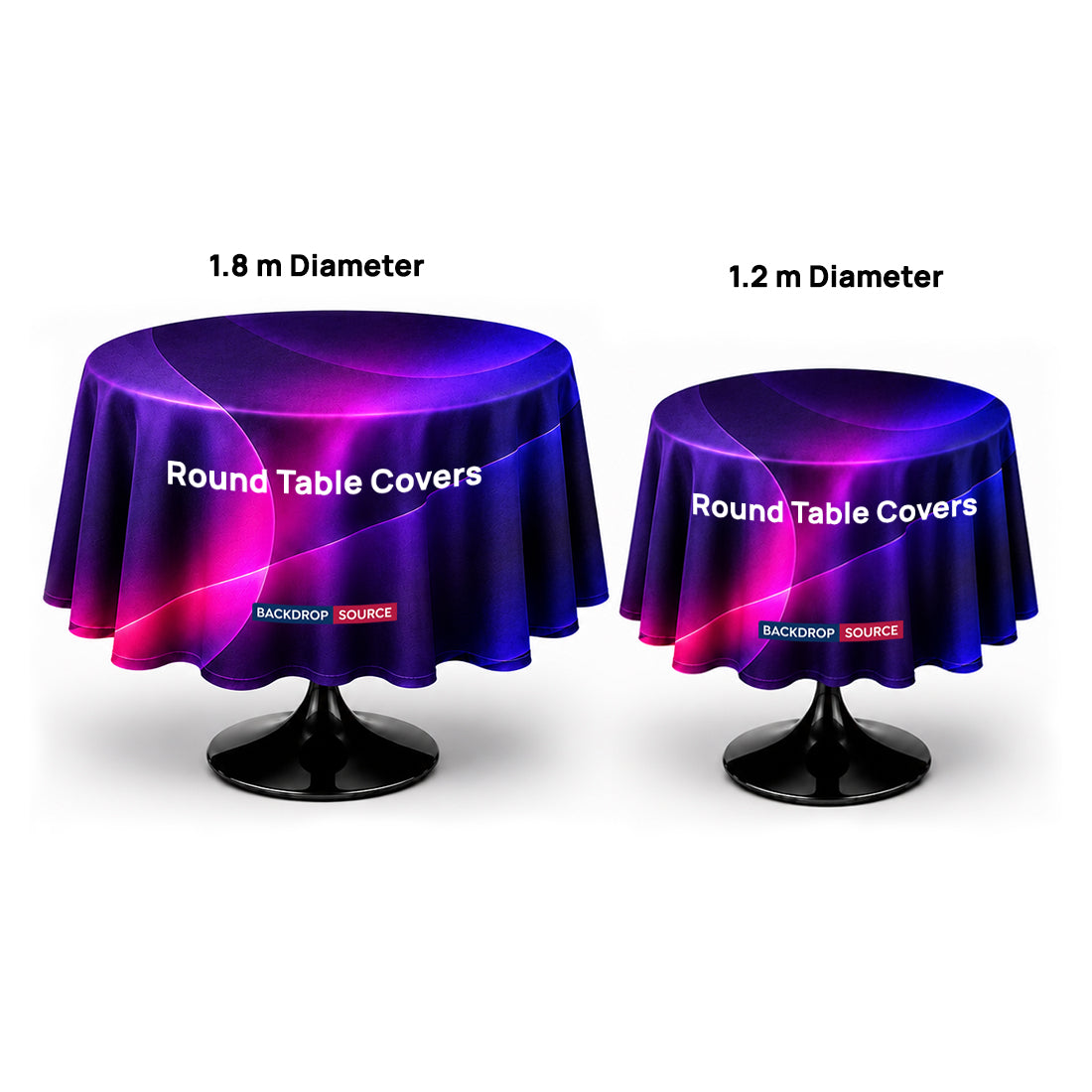 Cubiertas de mesa redonda