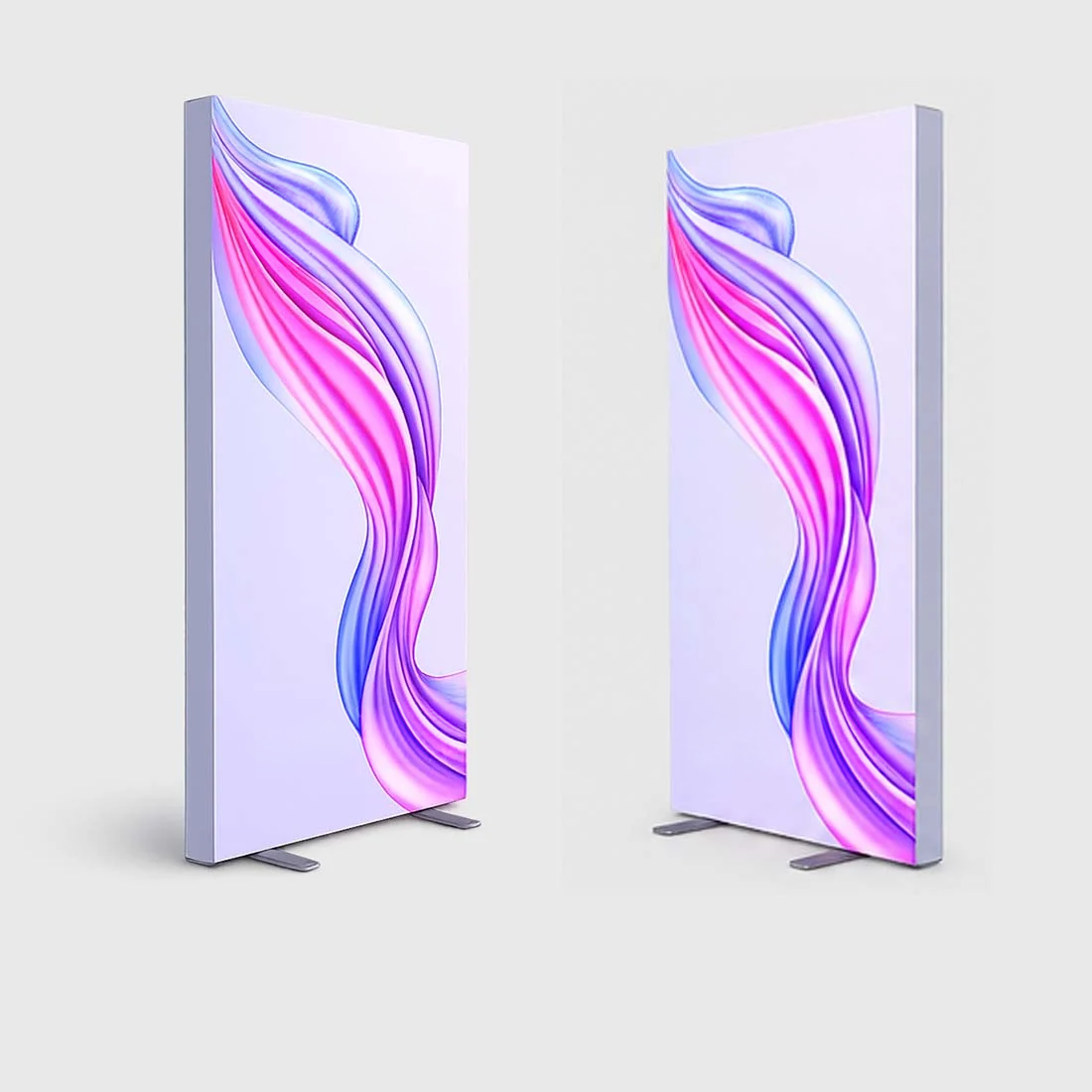 Non-Backlit SEG Fabric Media Wall - 1m W x 2m H