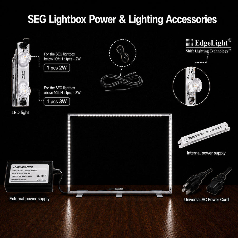 SEG Frameless  Fabric LED Light Box Display - 4m W x 2.5m H