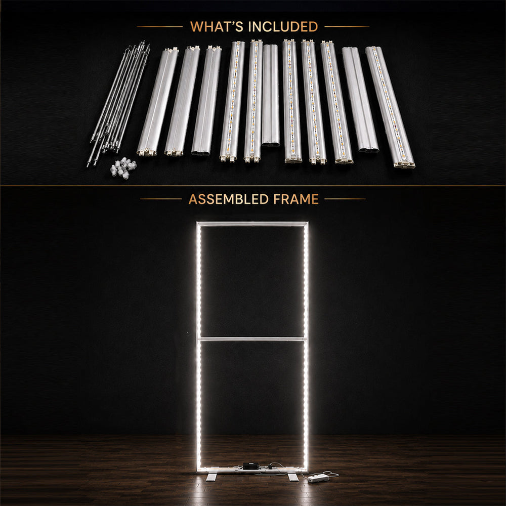 SEG Frameless Fabric Led Light Box Display - 0.85m W x  2m H
