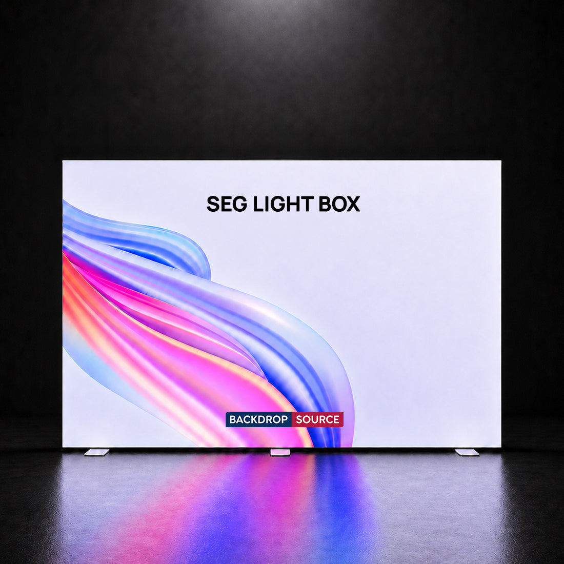 SEG Frameless Fabric Led Light Box Display - 3m W x 2.5 H x 120mm D
