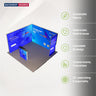 3m Backlit SEG Booth Kit with 2 Sidewalls & Lightbox Counter
