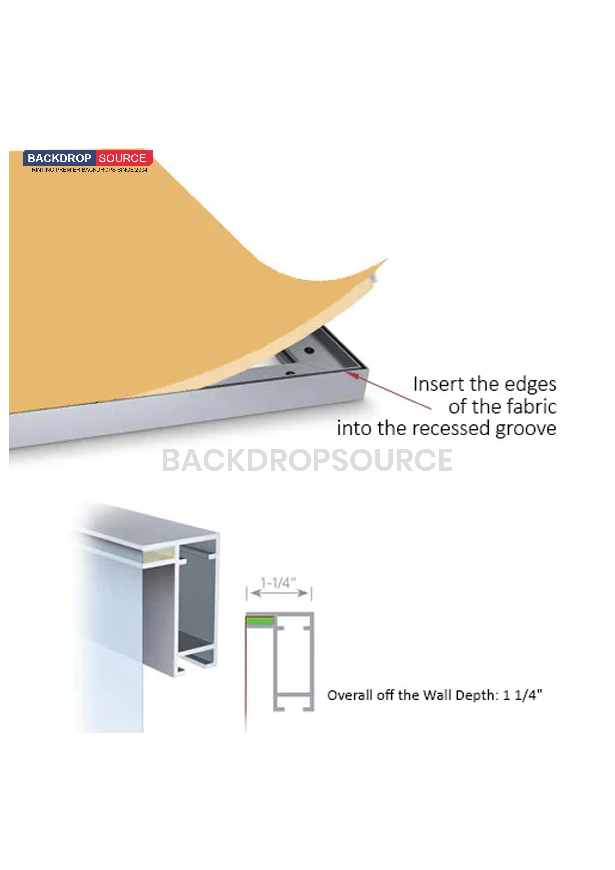 SEG Fabric LED Light Box - 6m x 2.5m