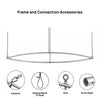 Sky Tube Ellipse Hanging Banner - Face Down
