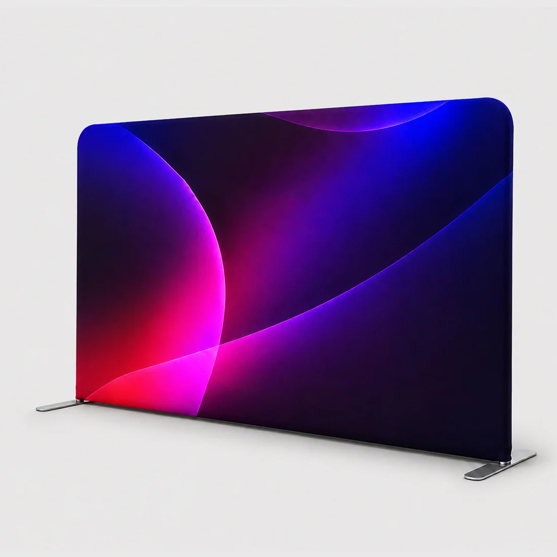 Small Portable Straight Fabric Backdrop - 3m W x 0.9m H