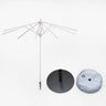 Square Market Umbrellas With Valances  – 3m x 3m
