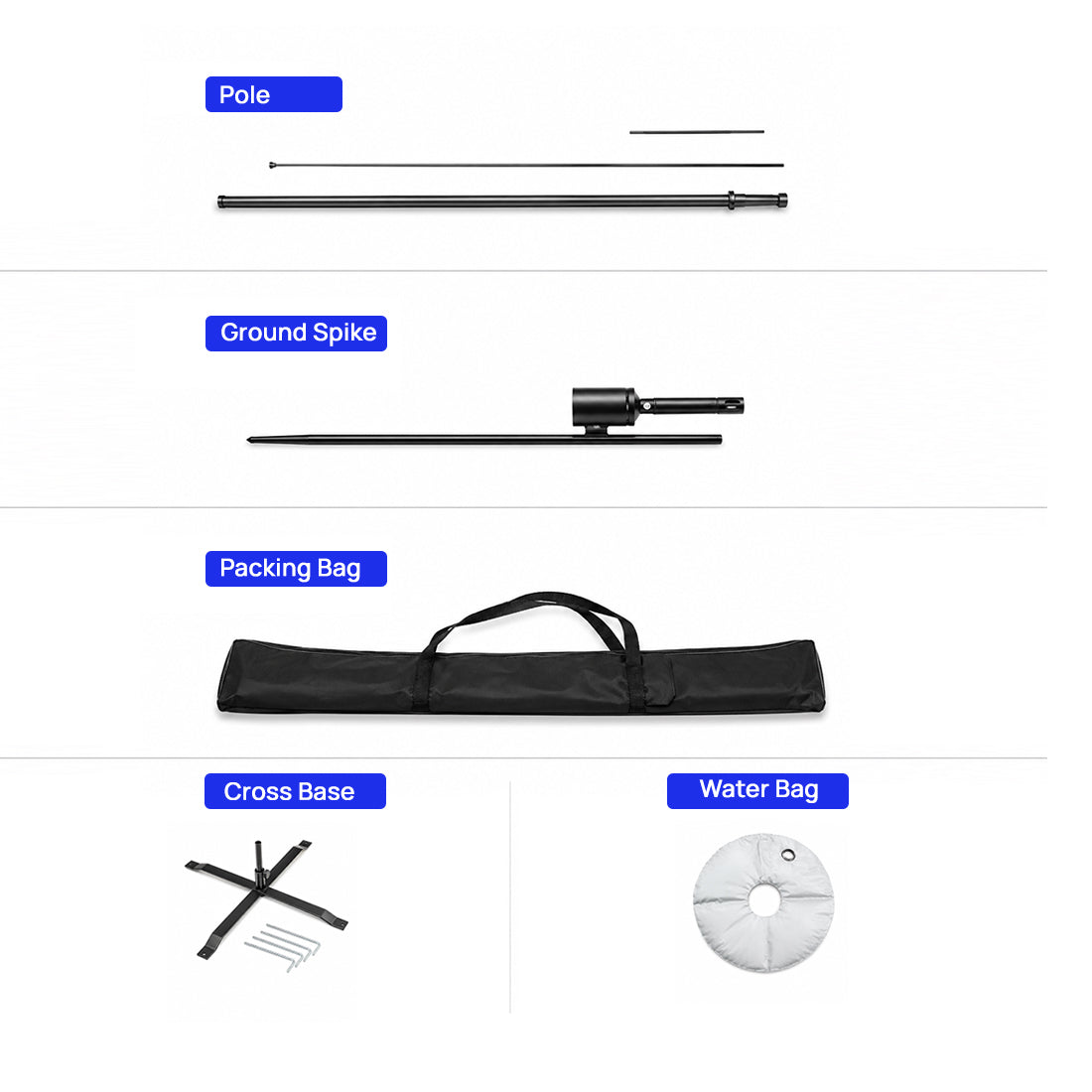 Teardrop Flag with Uni-Fit Pole