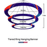 Tiered Ring Hanging Banner