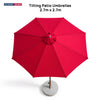 Tilting Patio Umbrellas – 2.7m x 2.7m