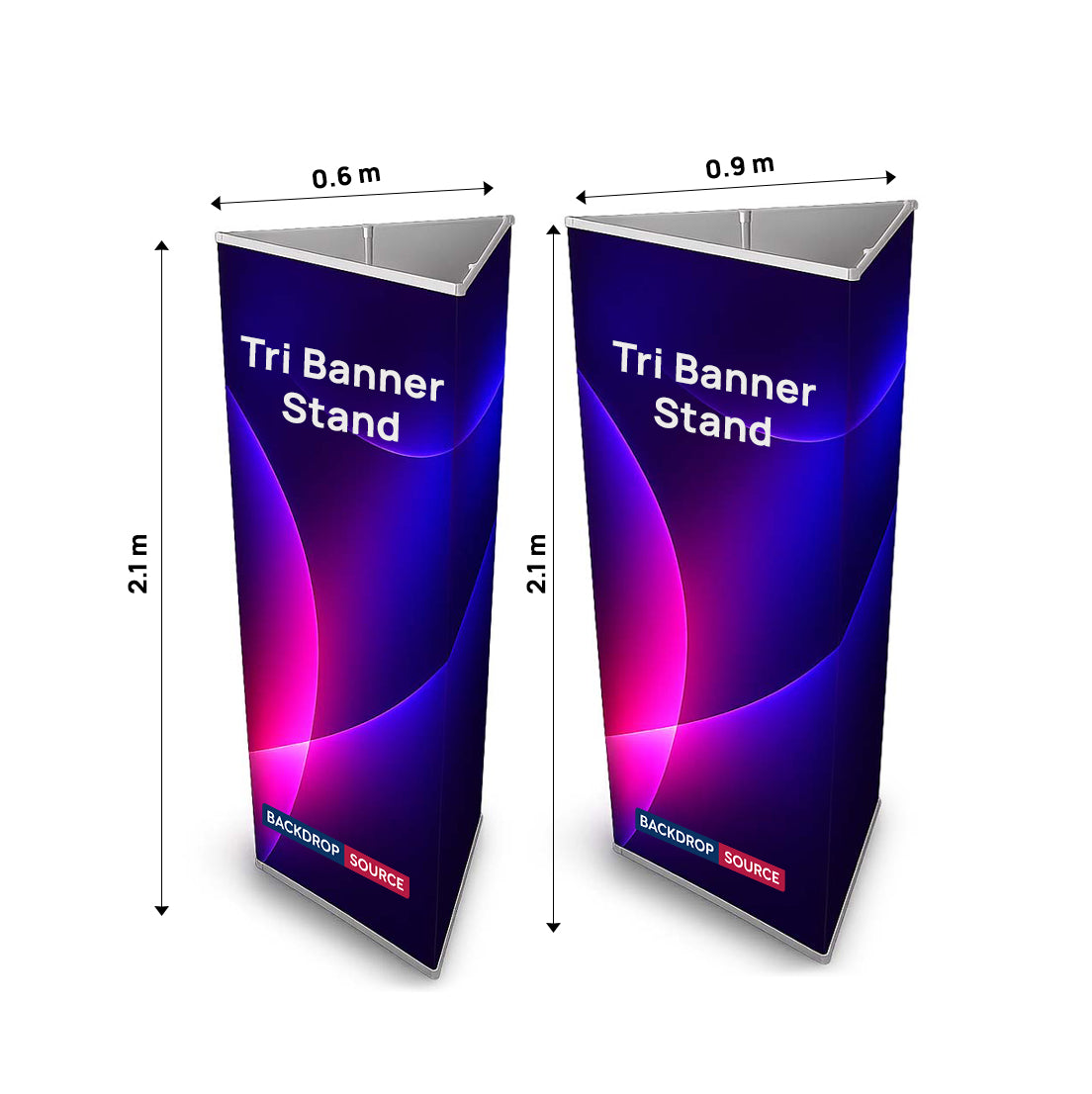 Modular Triangle Banner Display Stand