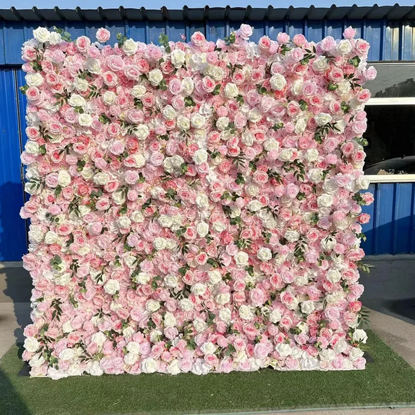 Artificial Floral Event Wall Backdrop – Style 36