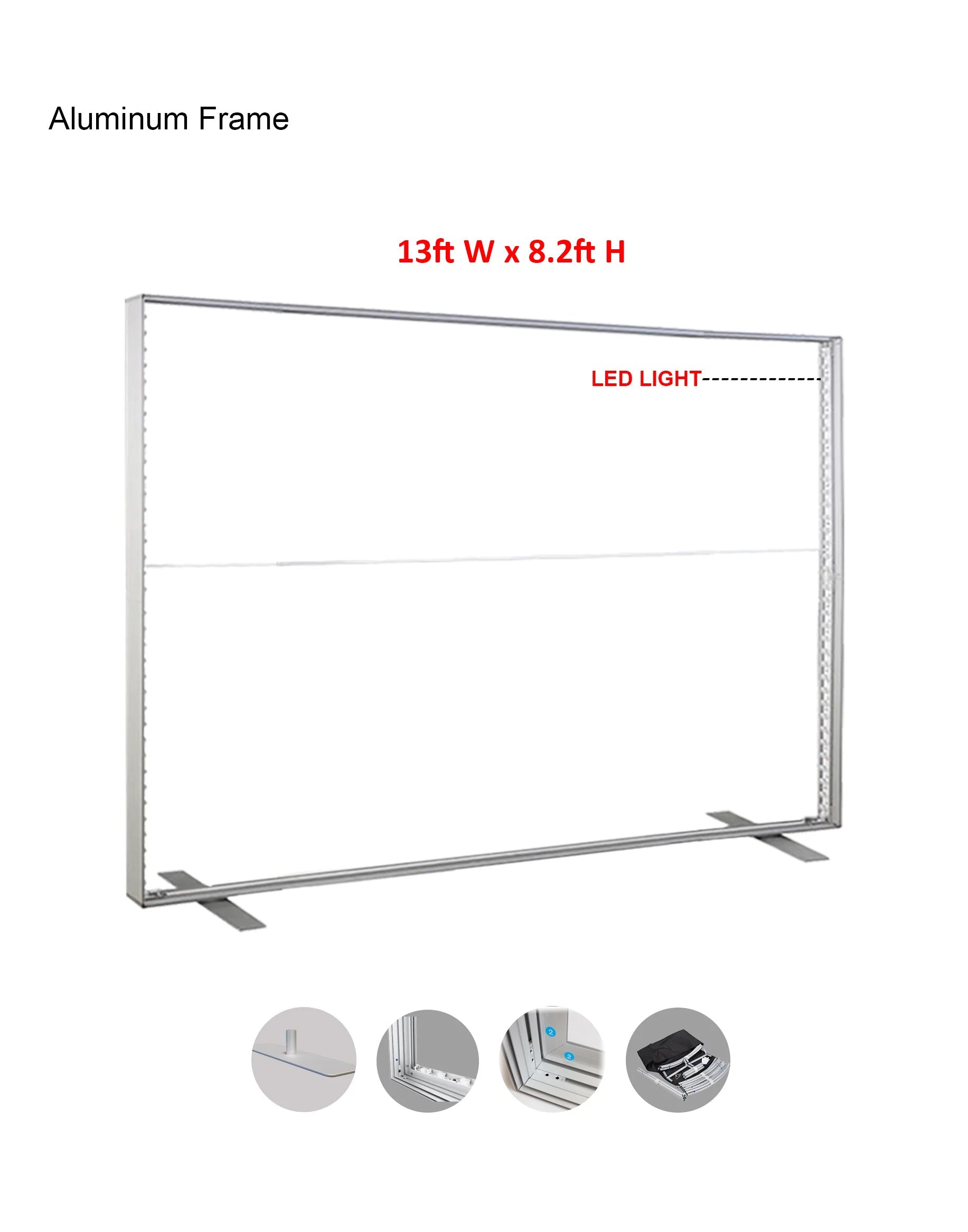 SEG Fabric LED Backlit Light Box- 13ft x 8.2ft - Backdropsource