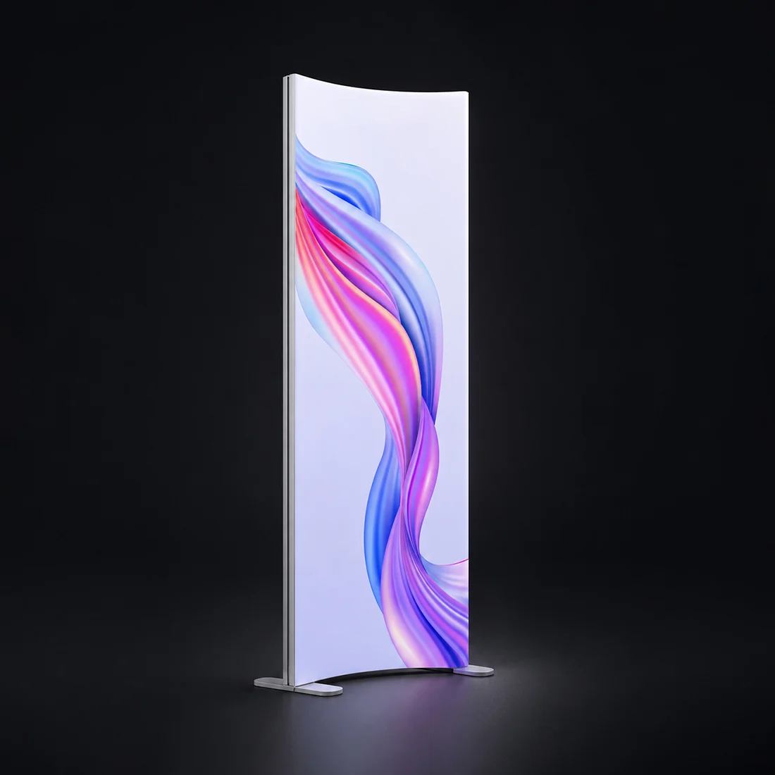 Curved SEG Fabric LED Light Box Display