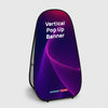 Vertical Pop Up Banners ( Double Side Printed)