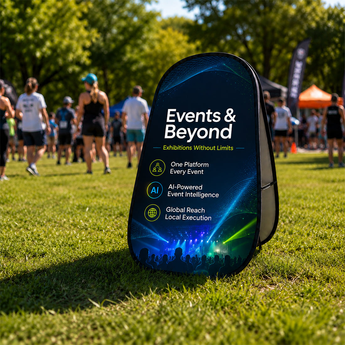 Vertical Pop Up Banners ( Double Side Printed)